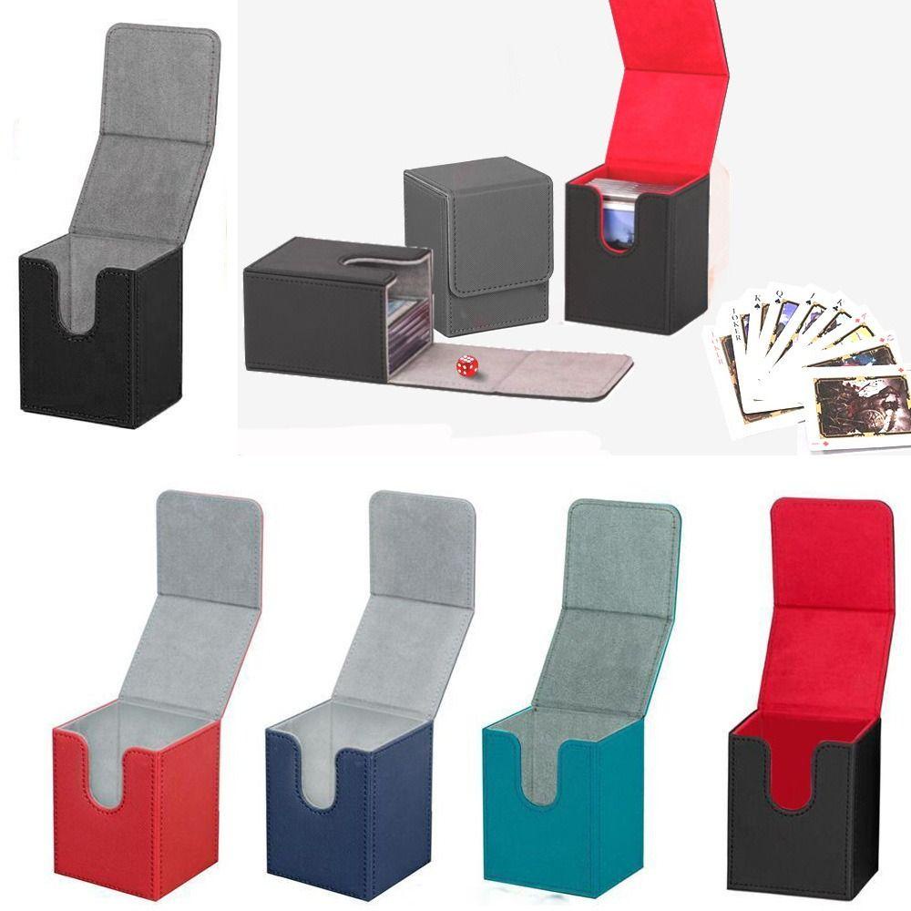 FOREVER Game MTG Trading Card Holder, Organizer Collectible Game Deck Box, Collection Box Storage PU Gift Box Children - รูปที่ 7