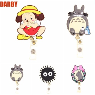 Darby ม้วนป้ายชื่อ ซิลิโคน ลายการ์ตูนอนิเมะ ขนาดใหญ่ ดึงง่าย สําหรับหมอ พยาบาล