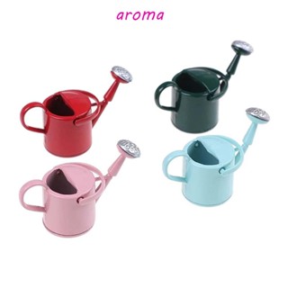 Aroma โมเดลบัวรดน้ําต้นไม้ เฟอร์นิเจอร์จําลอง ขนาดเล็ก สําหรับตกแต่งบ้านตุ๊กตา สวน