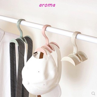 Aroma ตะขอแขวนกระเป๋า ผ้าพันคอ แบบพลาสติก ไม่ต้องเจาะ