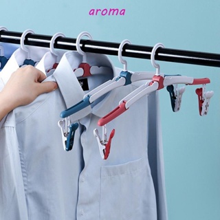 Aroma ไม้แขวนเสื้อ กันลื่น ทนทาน สําหรับตากผ้า ตู้เสื้อผ้า