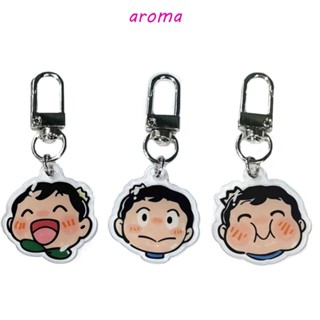 Aroma พวงกุญแจ จี้รูปเจ้าชาย Bojji แบบสองชั้น สําหรับแขวนกระเป๋าถือ