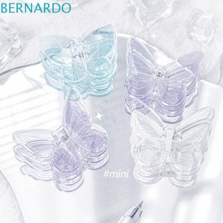 Bernardo คลิปหนีบกระดาษโน้ต อะคริลิค รูปผีเสื้อ 4 สี