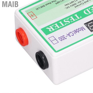 Maib Tester  DC Volt Meter 85V‑265V Leakage Detection Safe Accurate Compact Bead ABS for Light