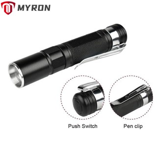 Myron ปากกาไฟฉาย ขนาดเล็ก แบบพกพา กลางแจ้ง XPE Micro-Torch