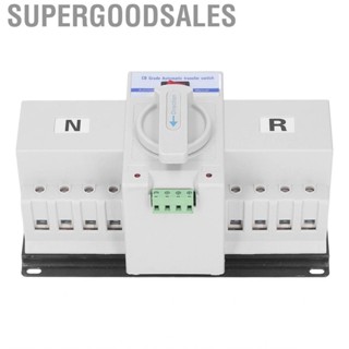 Supergoodsales 4P Power Switch Controller 4KV Impulse Withstand Voltage Dual Automatic Transfer for Office