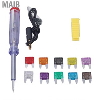 Maib 203Pcs Car Fuses Assortment Kit  Type Automotive With Puller Test Pen