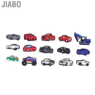 Jiabo Hole Shoe Decoration  Cartoon Car Charm 15Pcs No Deformation for Office