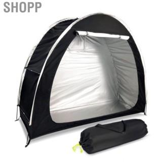 Shopp Bike Shed Cover  Ample Space Black Tent for Hiking