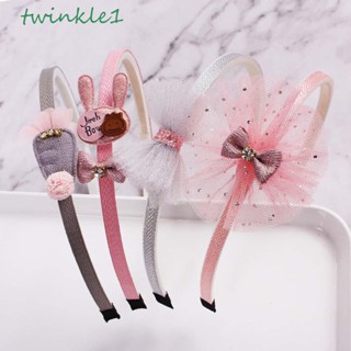 Twinkle1 ที่คาดผม ผ้าโปร่งเทียม ประดับโบว์ ลูกไม้ น่ารัก สําหรับเด็กผู้หญิง 1 ชิ้น