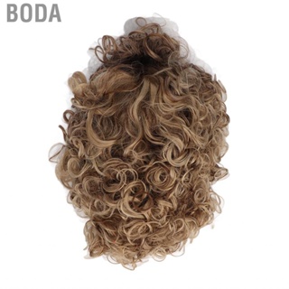 Boda Short Curl Hair Wigs  Easy To Wear Women Exquisite Workmanship Fashionable for Daily Use