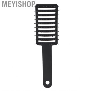 Meyishop Detangling Hair Brush Hollow Curved Vented Universal for Salon