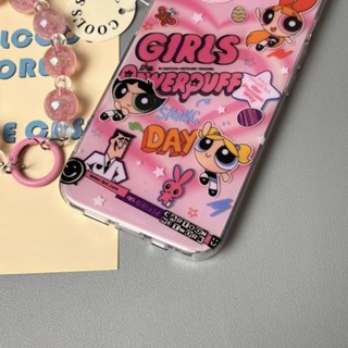 เคสโทรศัพท์มือถือ ลาย Powerpuff Girls สําหรับ iPhone 14promax 13 11 QYJS 12pro 11promax 14pro 12 14 13pro