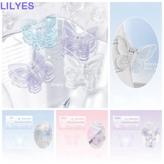 Lilyes คลิปหนีบกระดาษโน้ต แบบอะคริลิค 4 สี