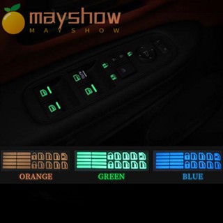 Mayshow สติกเกอร์ปุ่มกดหน้าต่างรถยนต์