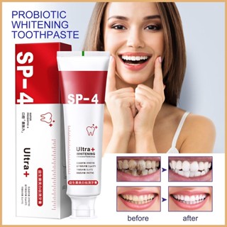 ยาสีฟันทําความสะอาดฟัน SP-4 Brightening Teeth Cleansing Toothpaste 120g Probiotic ฟันเหลือง Corrector joltth