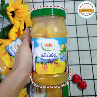 พีชในน้ำเชื่อม ชนิดหวานน้อย ตรา โดล ขนาด 666 g. Dole Peaches in light syrup