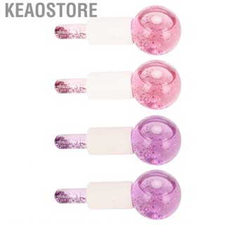 Keaostore Facial Ice Beauty Ball Glass Roller  Balls Cold Compress Reduce Puffiness Easy Operation for Eyes