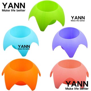 Yann1 ที่วางแก้วน้ําพลาสติก ใช้ซ้ําได้ 5 สี สําหรับชายหาด 5 ชิ้น