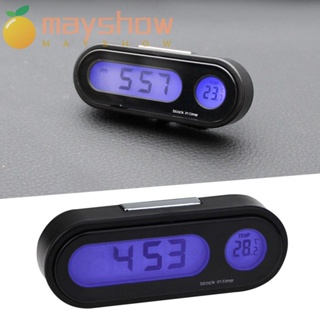 Mayshow นาฬิกาจับเวลา หน้าจอ LCD ดิจิทัล มีไฟแบ็คไลท์ สําหรับรถยนต์