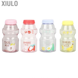 Xiulo Juice Bottle  16oz/500ml Wide Mouth Cartoon Fruit Color 0-70℃ Water for Yoga Kids Working Hiking Adult