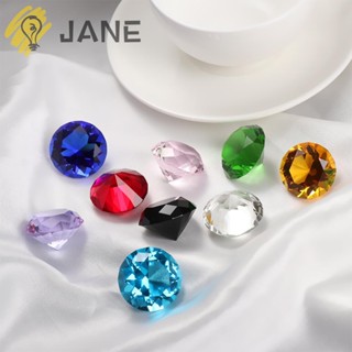 Jane เพชรคริสตัล 30 มม. หลากสี ของขวัญโรแมนติก สําหรับตกแต่งปาร์ตี้