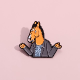 เข็มกลัด รูปการ์ตูน Horseman Bojack Enamel ของขวัญสําหรับเพื่อน