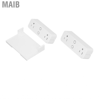 Maib WiFi Power Strip   High Safety Auto Timing US Plug AC 100‑240V Wide Compatibility 10A for Office