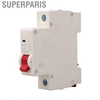 Superparis DC Circuit Breaker 6000A Breaking  Rail Installation PV for Solar System 250V 1P 20/25/32/40/50/63A