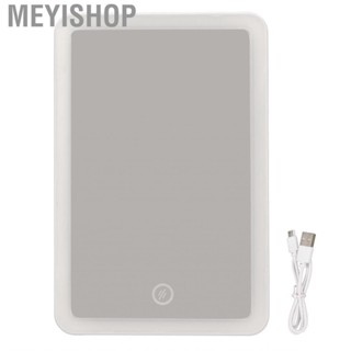 Meyishop Makeup Mirror Stepless Light Adjustment 180 Degrees Touch Switch USB Charge