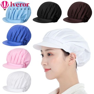 Lveror หมวกเชฟ ปรับได้ อุปกรณ์เสริม สําหรับร้านอาหาร โรงแรม