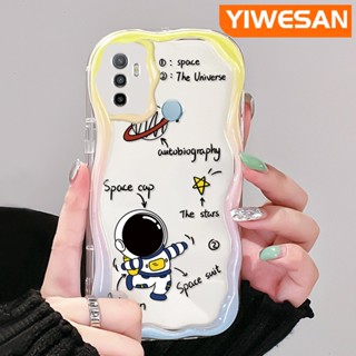 เคสโทรศัพท์มือถือ ซิลิโคนนุ่ม ใส ลายการ์ตูนนักบินอวกาศน่ารัก สําหรับ OPPO A53 2020 4G A53s 4G A32 A33 2020 A11s