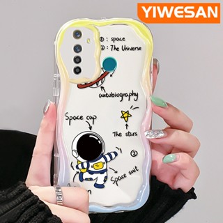 เคสโทรศัพท์มือถือ ซิลิโคนนุ่ม ใส ลายการ์ตูนนักบินอวกาศน่ารัก สําหรับ Realme 5 5i 5s 5 Pro 6i Narzo 20A Q