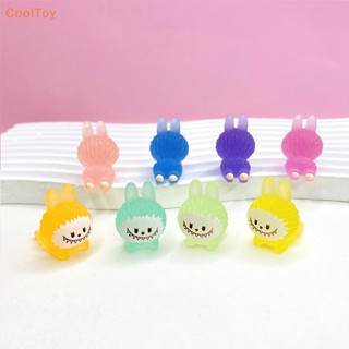 Cooltoy ตุ๊กตาฟิกเกอร์ รูปช้าง สุนัขทะเล เรืองแสงในที่มืด ขนาดเล็ก สําหรับตกแต่ง 2 ชิ้น