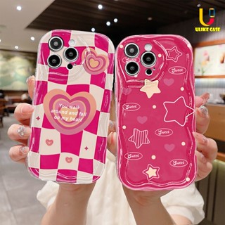 เคสโทรศัพท์มือถือ ซิลิโคน ขอบโค้ง ลายดาว 3D สีชมพู แวววาว แฟชั่น สําหรับ VIVO Y35 Y20 Y22 Y22S Y15S Y15C Y56 Y02A Y91C Y21 2021 Y21A Y16 Y21T Y12S Y12 Y30