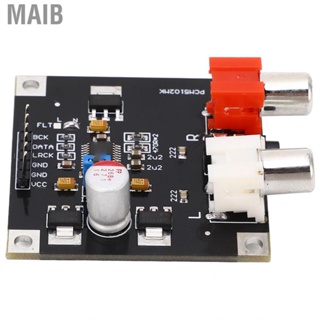 Maib DAC Decoder 384K Sampling Rate Preamp Audio Module PCB 32bit Data I2S Signal Input with 3.5mm Interface for