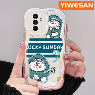 เคสโทรศัพท์ ซิลิโคนนิ่ม ใส กันกระแทก ลายการ์ตูนโดราเอมอนน่ารัก สําหรับ Samsung galaxy A13 A13 5G A04s A14