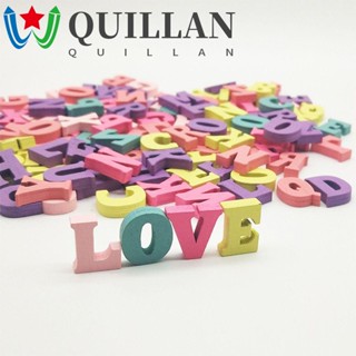 Quillan ตัวอักษร 100 ชิ้น / เซต งานฝีมือไม้ ตกแต่งบ้าน