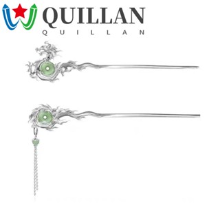 Quillan กิ๊บติดผม ลายมังกร สไตล์วินเทจ สําหรับผู้หญิง