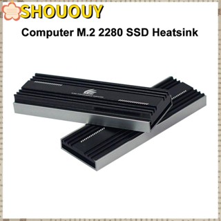 Shououy ฮีทซิงค์ระบายความร้อน SSD PCI-E NVME สําหรับหม้อน้ําคอมพิวเตอร์