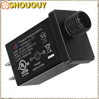 Shououy อะแดปเตอร์สายไฟ IP44 AC 110V เป็น DC 12V 1A