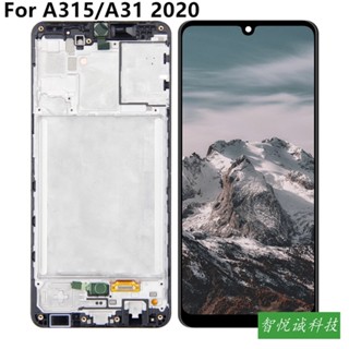 กรอบหน้าจอ LCD OLED พร้อมลายนิ้วมือ สําหรับ Samsung A315 A31 2020 6BGW 2023