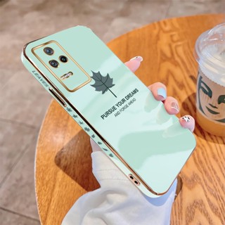 เคสโทรศัพท์มือถือแบบนิ่ม TPU กันกระแทก ลายใบไม้ สีเทา เรียบง่าย หรูหรา สําหรับ Redmi K20 K30 Pro K40 Pro+ K40S K50