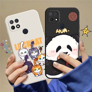 เคสโทรศัพท์มือถือแบบนิ่ม TPU ลายการ์ตูนแมว สําหรับ OPPO A15 OPPO A15S OPPO A35 Realme C21 Realme C25 Realme C25S Realme C12 Realme Narzo 20 Realme Narzo 30A C_A8