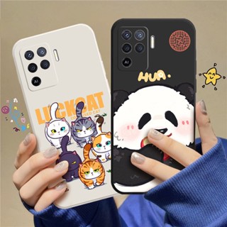 เคสโทรศัพท์มือถือแบบนิ่ม TPU ลายการ์ตูนแมว C_A8 สําหรับ OPPO A94 2021 Reno 5F