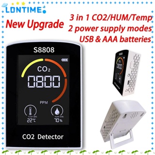 Lontime เครื่องตรวจจับคาร์บอนไดออกไซด์ CO2 สําหรับเรือนกระจก