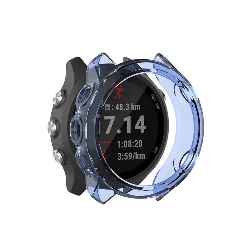 สําหรับผู้เบิกทาง Garmin 245/245M กรณีฝาครอบป้องกัน Soft TPU กรอบขอบ Shell Protector กันชน