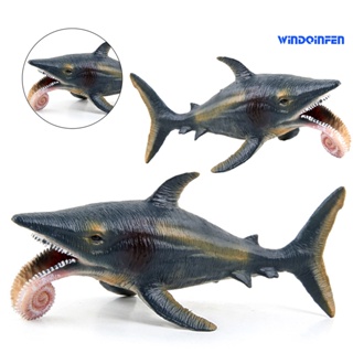 【WD】ฟิกเกอร์ฉลาม Megalodon ขนาดใหญ่ กันสนิม สําหรับตกแต่ง