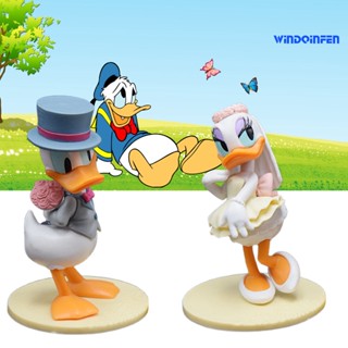 【WD】ฟิกเกอร์ Pvc รูปการ์ตูนมิกกี้ โดนัลด์ดั๊ก น่ารัก สําหรับตกแต่งเค้ก 45048 ชิ้น