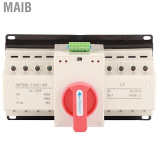 Maib Power Transfer Switch AC400V 125A Light Indication CB Level High Load  Dual Automatic for Office